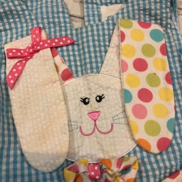 Like New - Rare Editions "Bunny Flop Ears" Top & Pants - 18 months - Colorful - Picture 2 of 4
